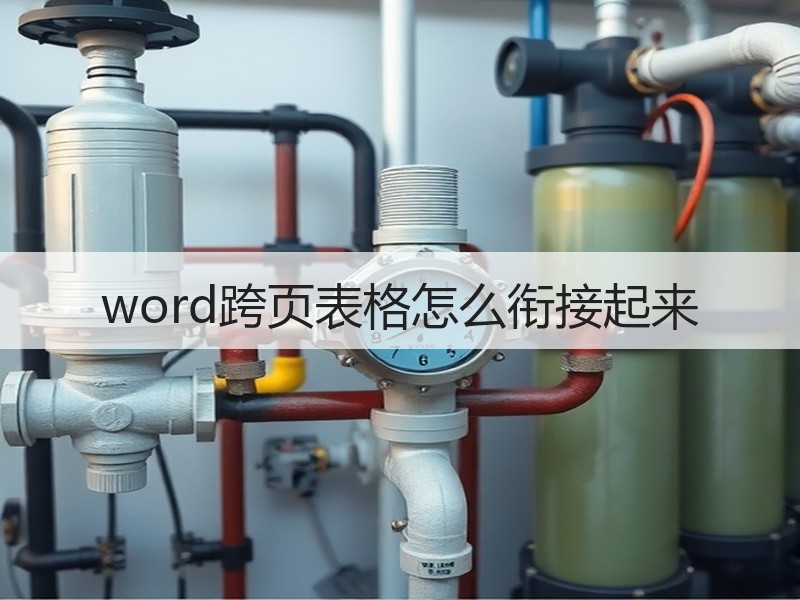 word跨页表格怎么衔接起来 - 诺云壹观办公网