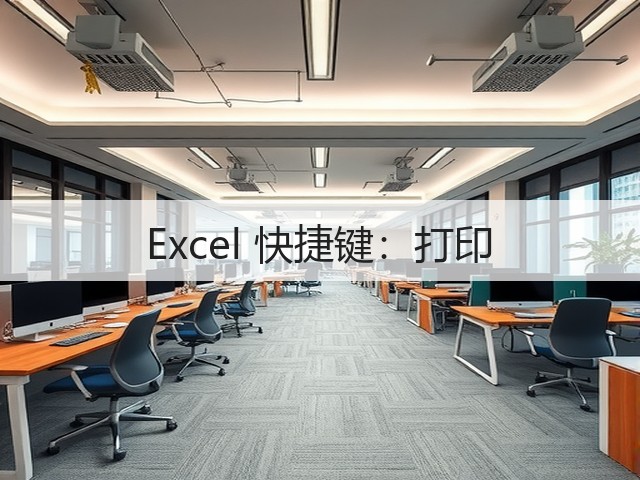 Excel 快捷键:打印(图3) Excel 快捷键:打印(图3)