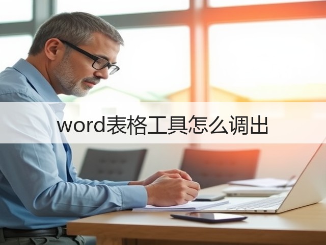 word表格工具怎么调出(图2) word表格工具怎么调出(图2)