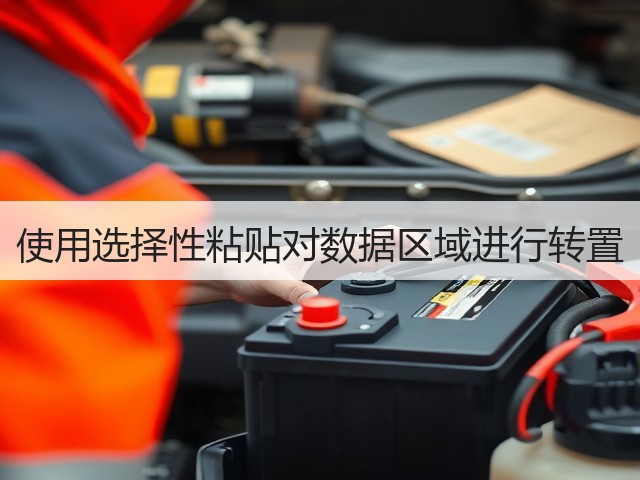 使用选择性粘贴对数据区域进行转置(图1) 使用选择性粘贴对数据区域进行转置(图1)