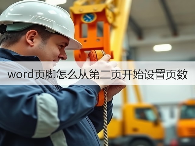 word页脚怎么从第二页开始设置页数(图2) word页脚怎么从第二页开始设置页数(图2)