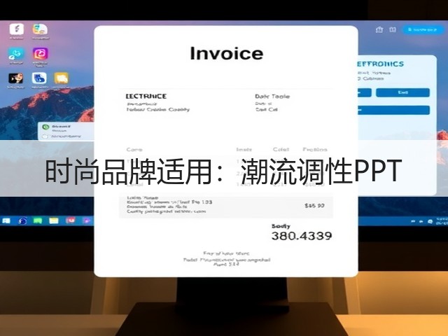 时尚品牌适用：潮流调性PPT(图2)