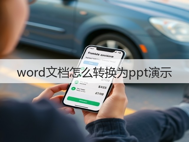 word文档怎么转换为ppt演示(图1) word文档怎么转换为ppt演示(图1)