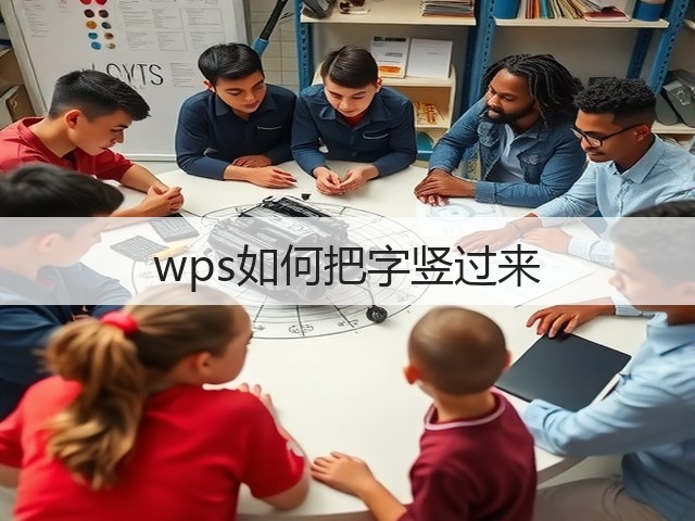 wps如何把字竖过来(图2) wps如何把字竖过来(图2)