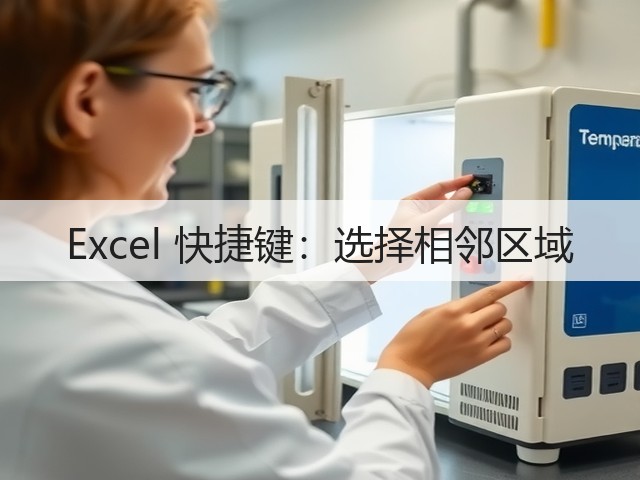 Excel 快捷键:选择相邻区域(图1) Excel 快捷键:选择相邻区域(图1)