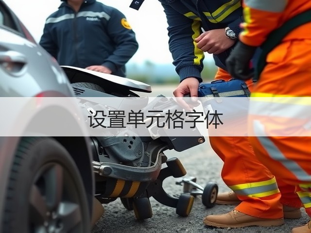 设置单元格字体(图2) 设置单元格字体(图2)