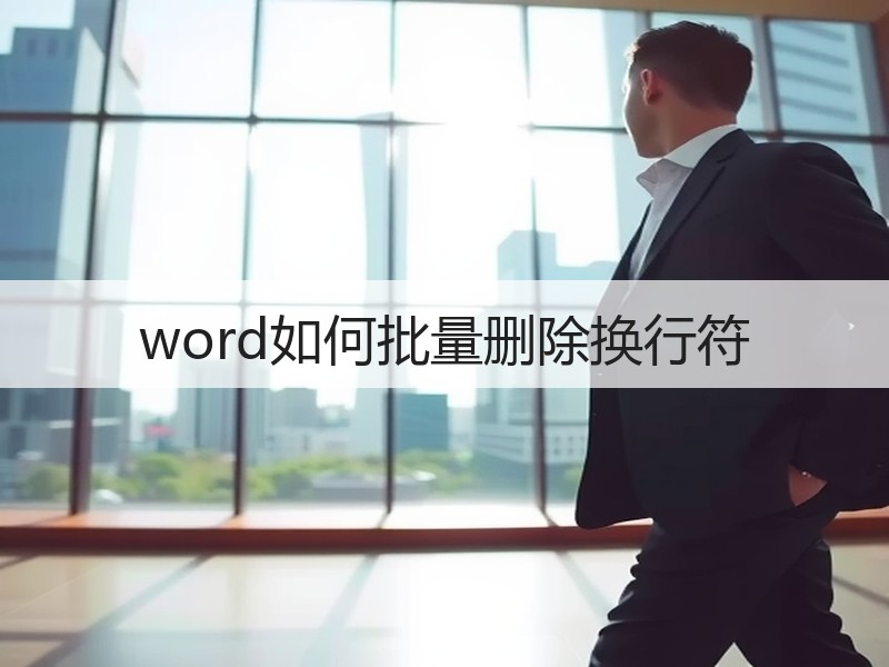 word如何批量删除换行符 - 诺云壹观办公网