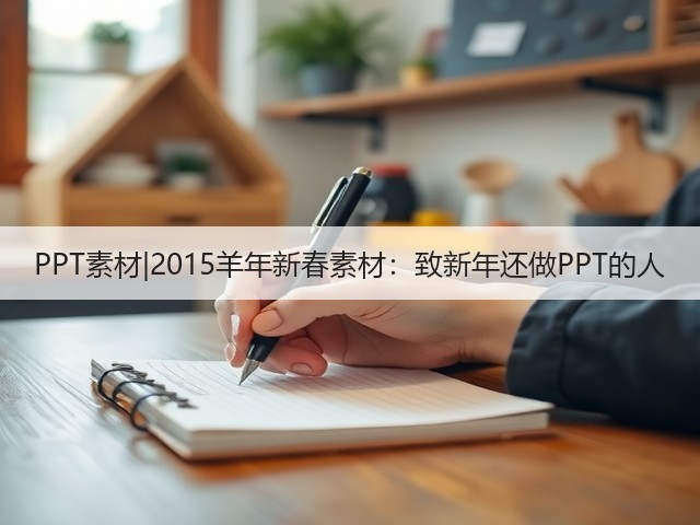 PPT素材|2015羊年新春素材:致新年还做PPT的人(图2) PPT素材|2015羊年新春素材:致新年还做PPT的人(图2)