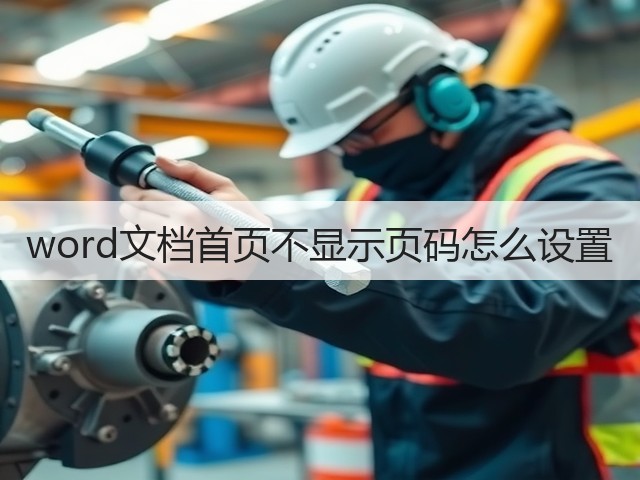 word文档首页不显示页码怎么设置(图3) word文档首页不显示页码怎么设置(图3)