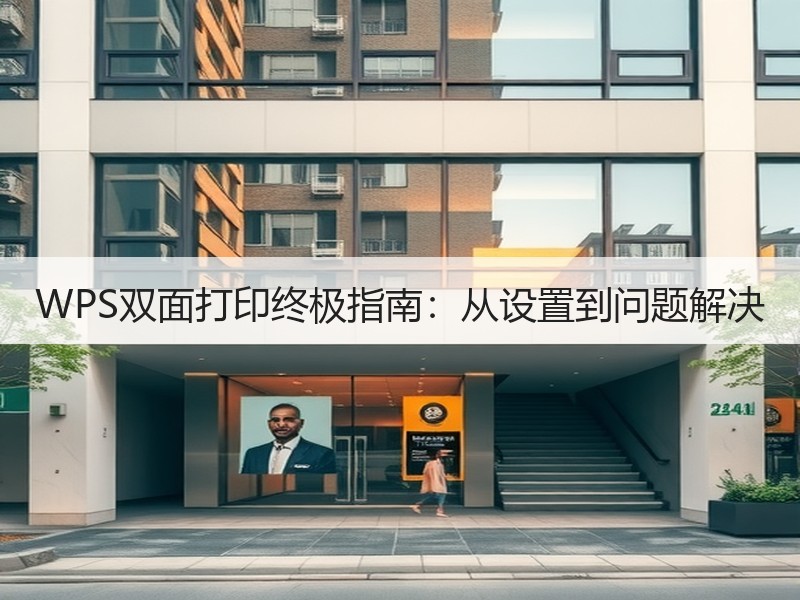 WPS双面打印终极指南：从设置到问题解决 - 诺云壹观办公网