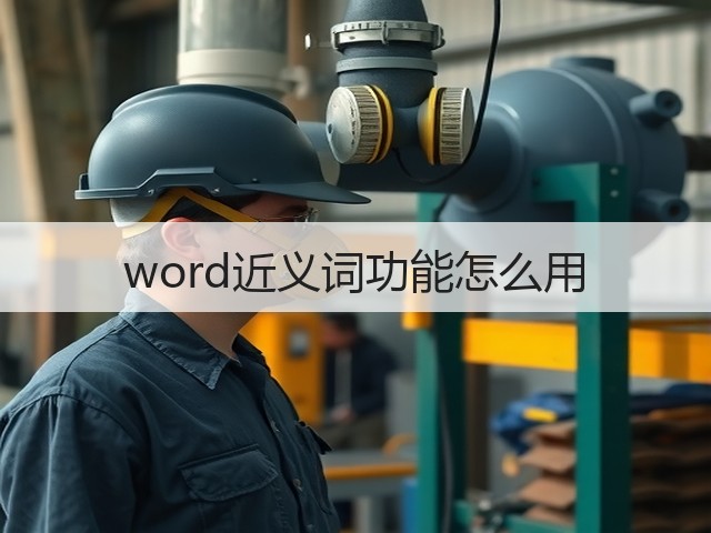word近义词功能怎么用(图3) word近义词功能怎么用(图3)
