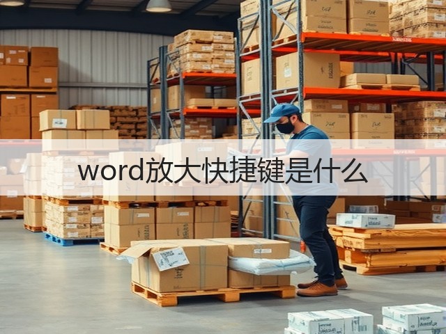 word放大快捷键是什么(图3) word放大快捷键是什么(图3)