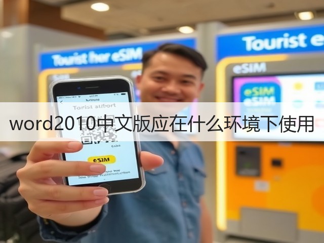 word2010中文版应在什么环境下使用(图1) word2010中文版应在什么环境下使用(图1)
