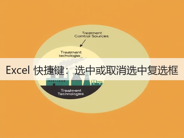 Excel 快捷键:选中或取消选中复选框(图1) Excel 快捷键:选中或取消选中复选框(图1)