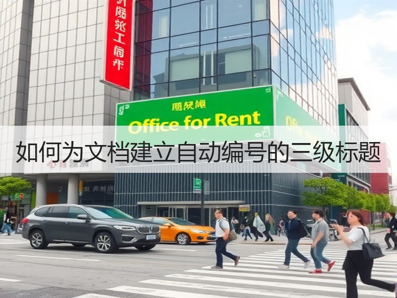 如何为文档建立自动编号的三级标题 - 诺云壹观办公网