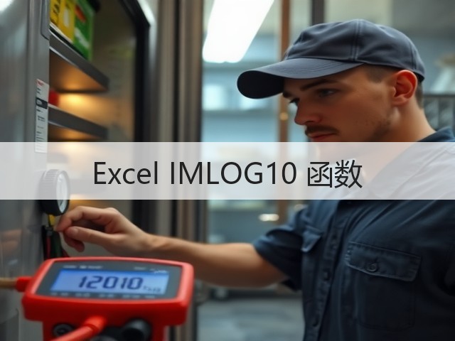 Excel IMLOG10 函数(图3) Excel IMLOG10 函数(图3)