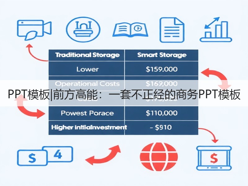 PPT模板|前方高能：一套不正经的商务PPT模板 - 诺云壹观办公网