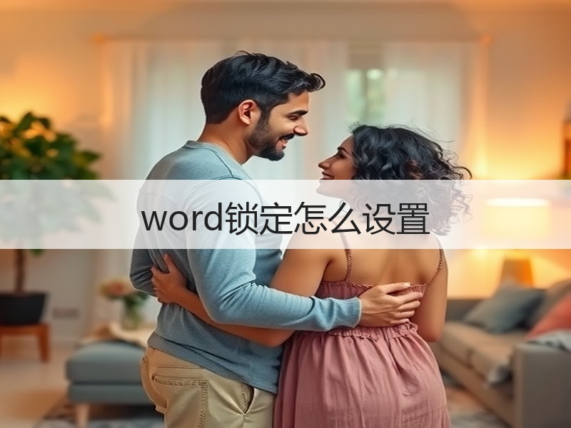 word锁定怎么设置 - 诺云壹观办公网