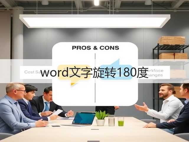 word文字旋转180度(图2) word文字旋转180度(图2)
