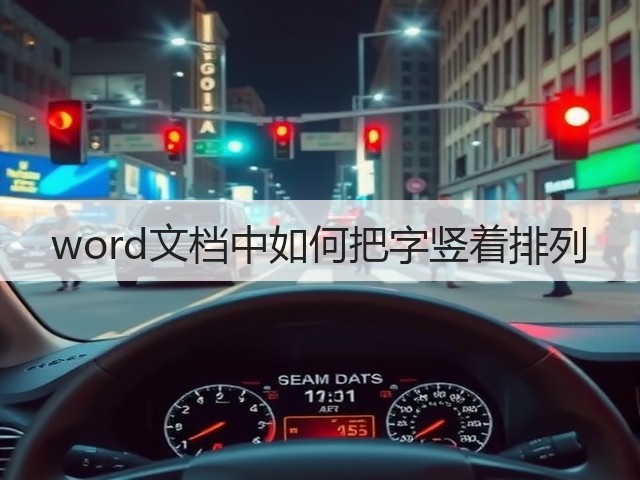 word文档中如何把字竖着排列(图2) word文档中如何把字竖着排列(图2)