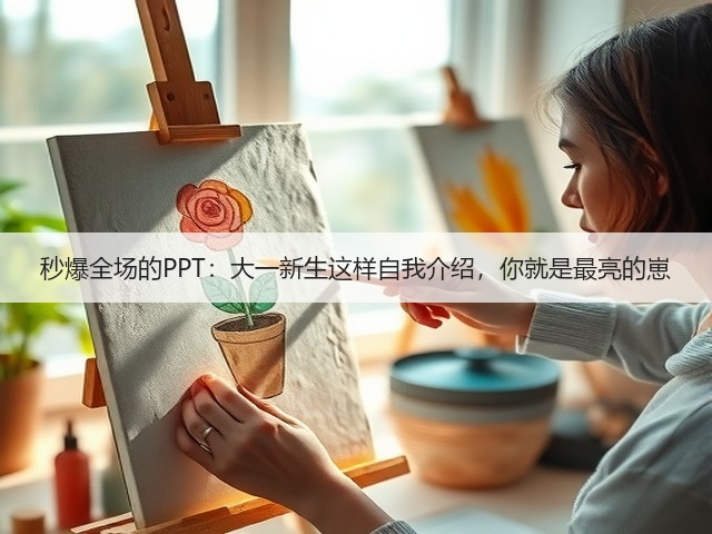 秒爆全场的PPT:大一新生这样自我介绍,你就是最亮的崽(图1) 秒爆全场的PPT:大一新生这样自我介绍,你就是最亮的崽(图1)