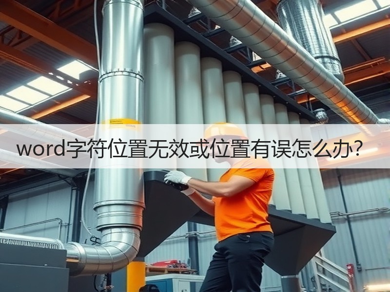 word字符位置无效或位置有误怎么办？ - 诺云壹观办公网