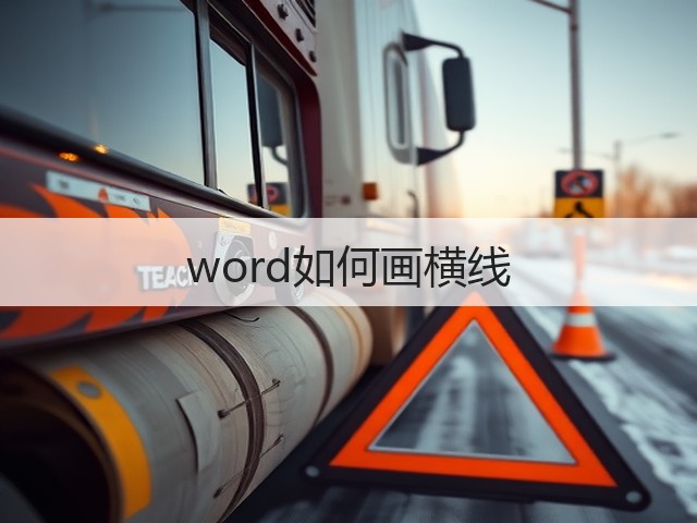 word如何画横线(图1) word如何画横线(图1)