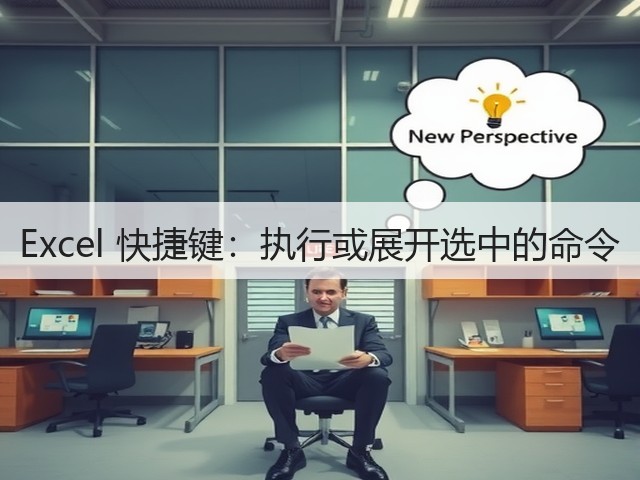 Excel 快捷键:执行或展开选中的命令(图3) Excel 快捷键:执行或展开选中的命令(图3)