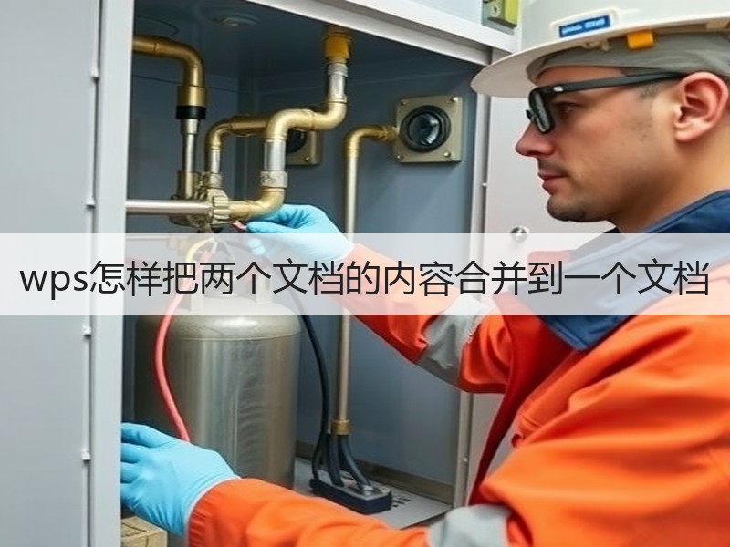 wps怎样把两个文档的内容合并到一个文档 - 诺云壹观办公网
