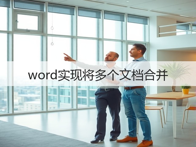 word实现将多个文档合并(图3)