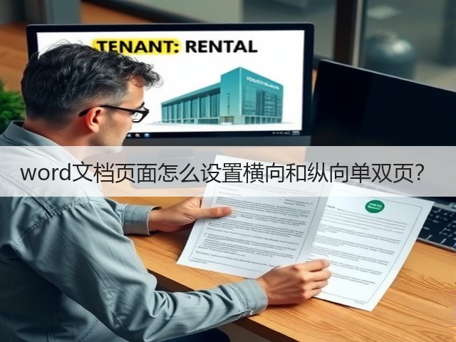 word文档页面怎么设置横向和纵向单双页?(图2) word文档页面怎么设置横向和纵向单双页?(图2)