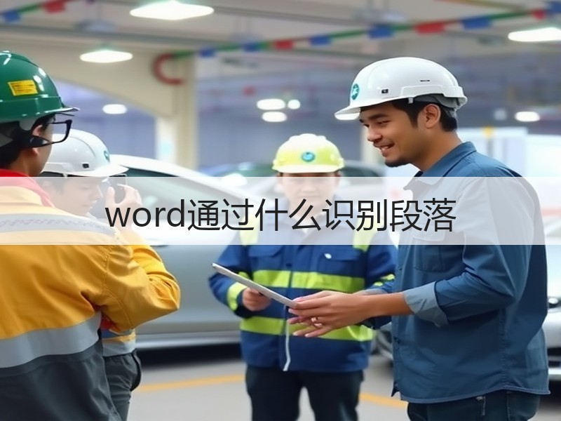 word通过什么识别段落 - 诺云壹观办公网