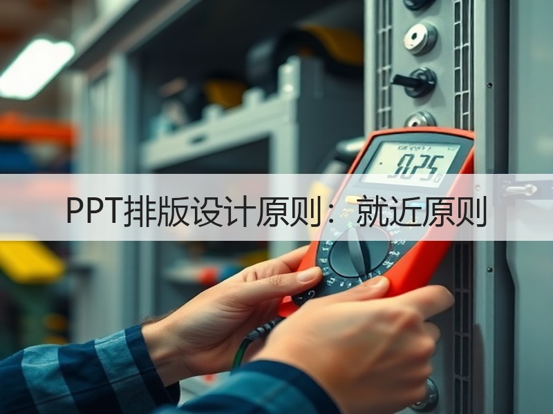 PPT排版设计原则：就近原则