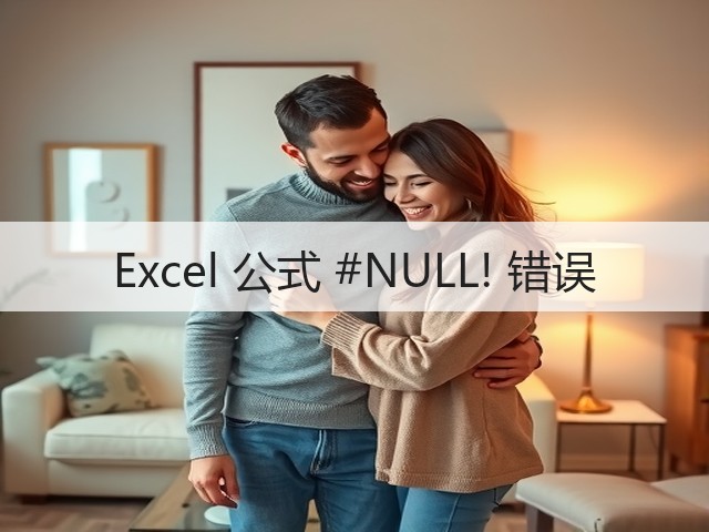 Excel 公式 #NULL! 错误(图1) Excel 公式 #NULL! 错误(图1)
