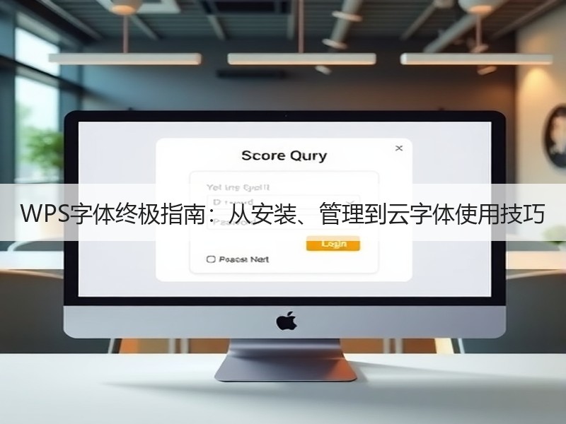 WPS字体终极指南：从安装、管理到云字体使用技巧 - 诺云壹观办公网