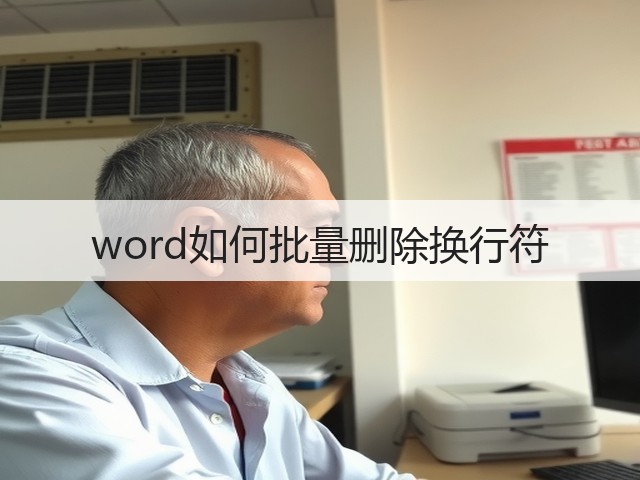 word如何批量删除换行符(图3)