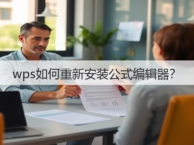 wps如何重新安装公式编辑器?(图3) wps如何重新安装公式编辑器?(图3)