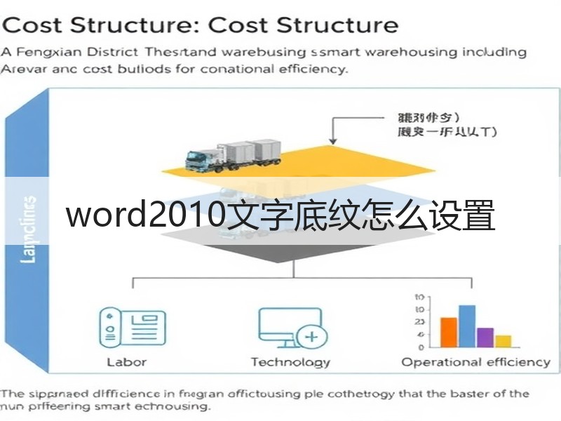 word2010文字底纹怎么设置 - 诺云壹观办公网
