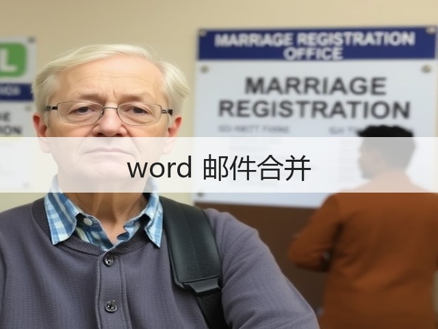 word 邮件合并(图2)
