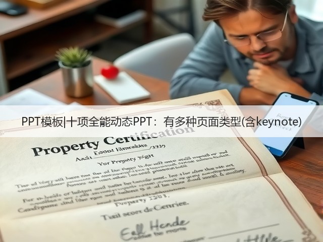 PPT模板|十项全能动态PPT：有多种页面类型(含keynote)(图3)