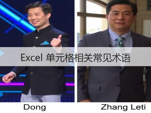 Excel 单元格相关常见术语(图2) Excel 单元格相关常见术语(图2)