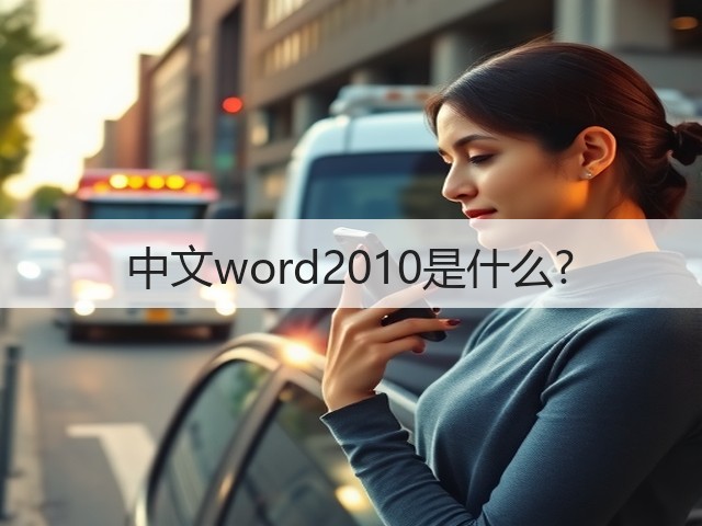 中文word2010是什么?(图1) 中文word2010是什么?(图1)