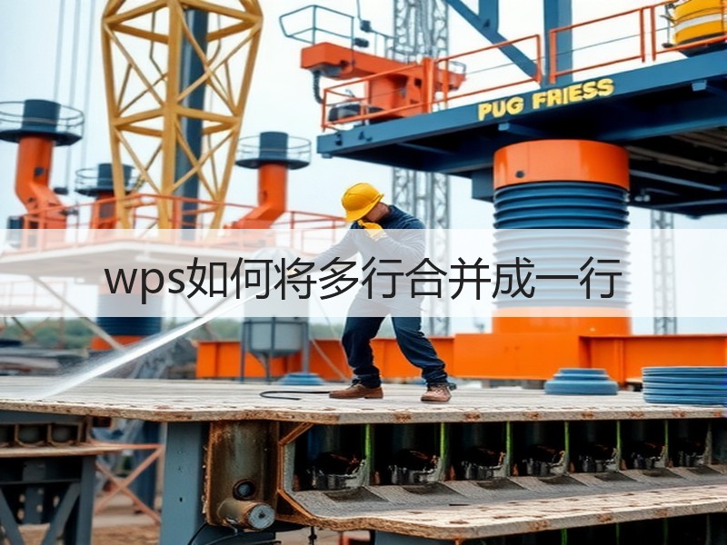 wps如何将多行合并成一行 - 诺云壹观办公网