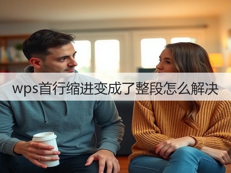 wps首行缩进变成了整段怎么解决 - 诺云壹观办公网