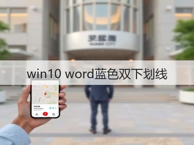 win10 word蓝色双下划线(图2) win10 word蓝色双下划线(图2)