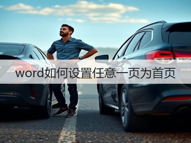 word如何设置任意一页为首页(图3)