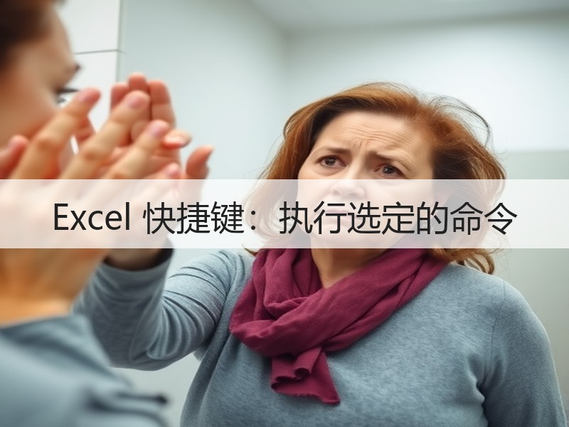 Excel 快捷键：执行选定的命令 - 诺云壹观办公网