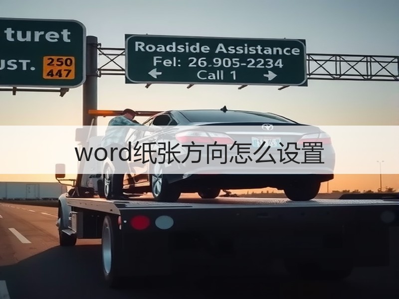 word纸张方向怎么设置 - 诺云壹观办公网