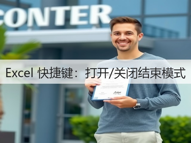 Excel 快捷键:打开/关闭结束模式(图2) Excel 快捷键:打开/关闭结束模式(图2)