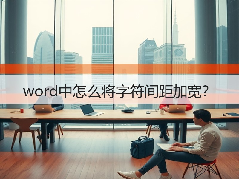 word中怎么将字符间距加宽？ - 诺云壹观办公网